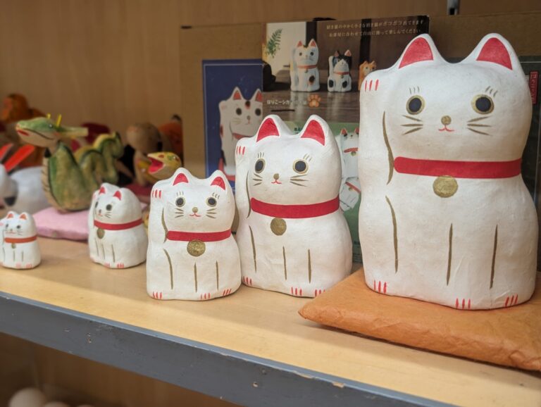 Traditional Japanese Paper Awaits at Kami no Ondo